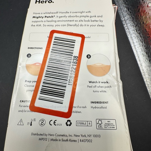 NWT Mighty Patch The Original Hydrocolloid Patches. Exp: 6/24/27 - Picture 2 of 3